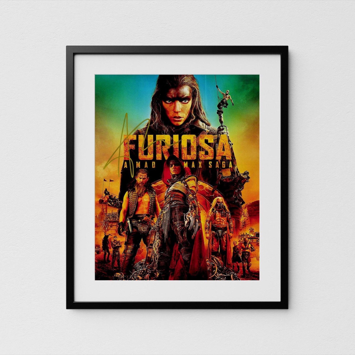 Anya Taylor-Joy Autograph Furiosa: Mad Max Signed 8x10&quot; Poster Authentic Signature with COA