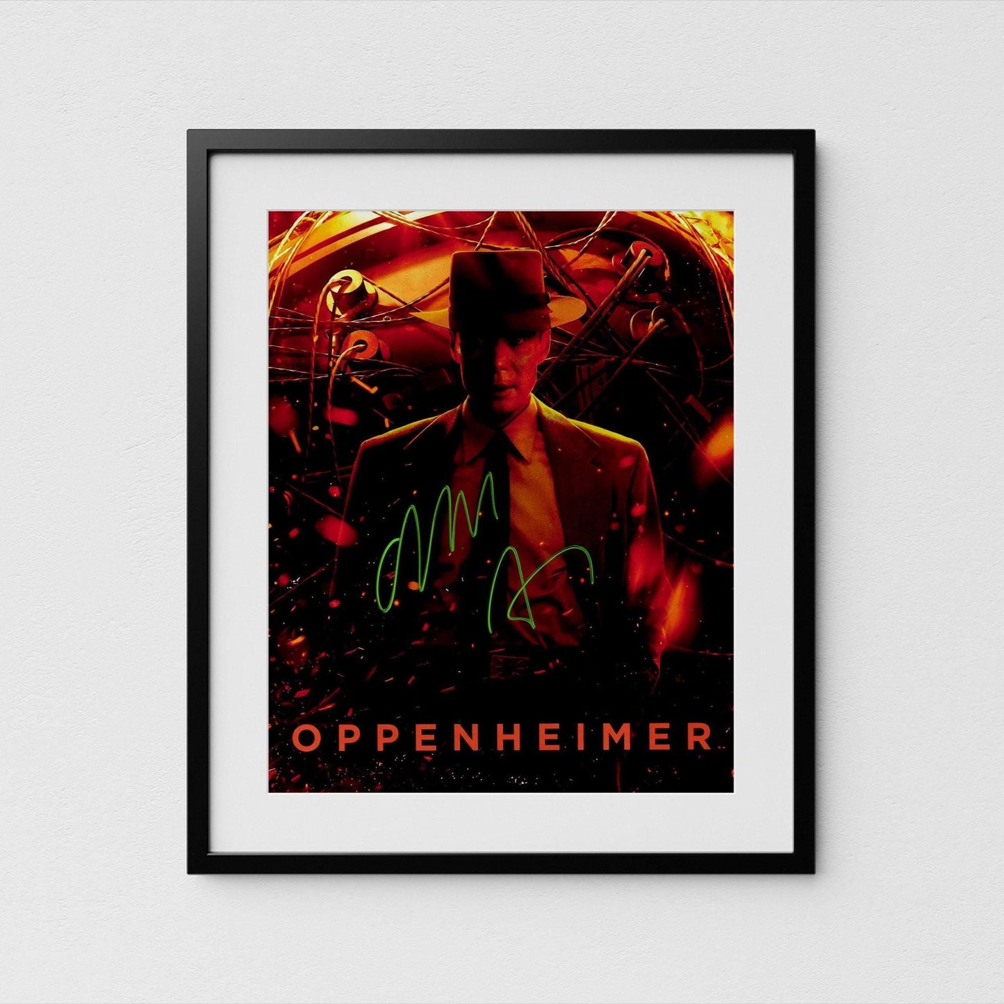 Cillian Murphy Autograph Oppenheimer Signed 8x10&quot; Poster Authentic Signature with COA