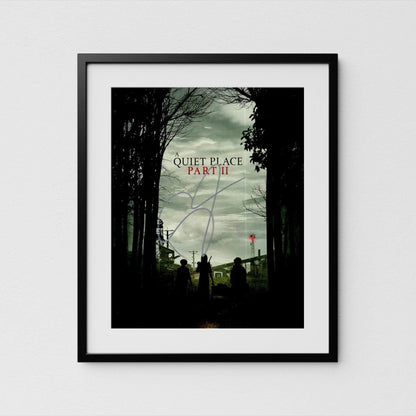 Emily Blunt Autograph A Quite Place Signed 8x10&quot; Poster Authentic Signature with COA