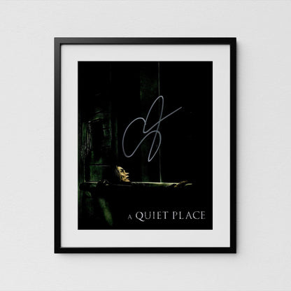 Emily Blunt Autograph A Quite Place Signed 8x10&quot; Poster Authentic Signature with COA