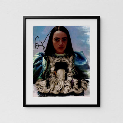 Emma Stone Autograph Poor Things Signed 8x10&quot; Poster Authentic Signature with COA