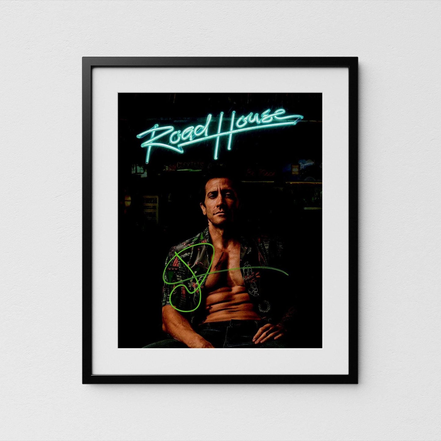 Jake Gyllenhaal Autograph Road House Signed 8x10&quot; Poster Authentic Signature with COA