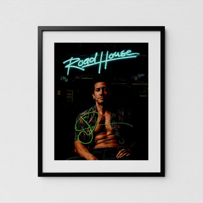 Jake Gyllenhaal Autograph Road House Signed 8x10&quot; Poster Authentic Signature with COA