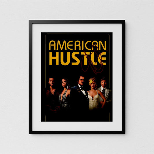Jennifer Lawrence Autograph American Hustle Signed 8x10&quot; Poster Authentic Signature with COA