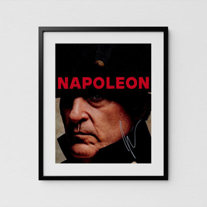 Joaquin Phoenix Autograph Napoleon Signed 8x10&quot; Poster Authentic Signature with COA
