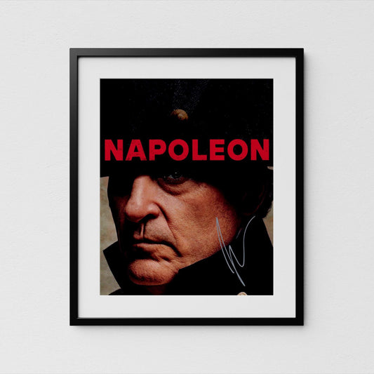Joaquin Phoenix Autograph Napoleon Signed 8x10&quot; Poster Authentic Signature with COA