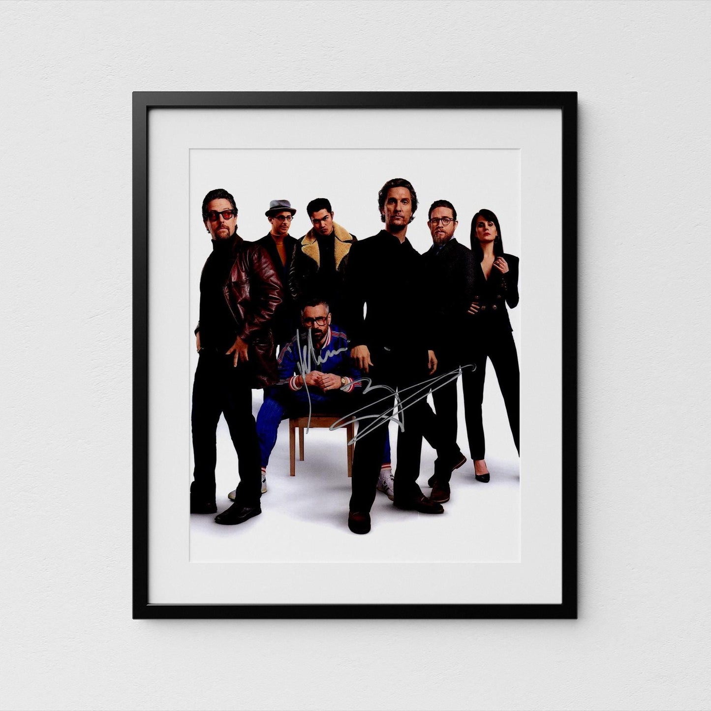 Matthew McConaughey Autograph The Gentleman Signed 8x10&quot; Poster Authentic Signature with COA