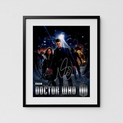 Matt Smith Autograph Doctor Who Signed 8x10" Poster Authentic Signature with COA