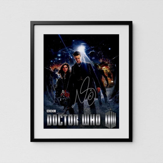Matt Smith Autograph Doctor Who Signed 8x10" Poster Authentic Signature with COA