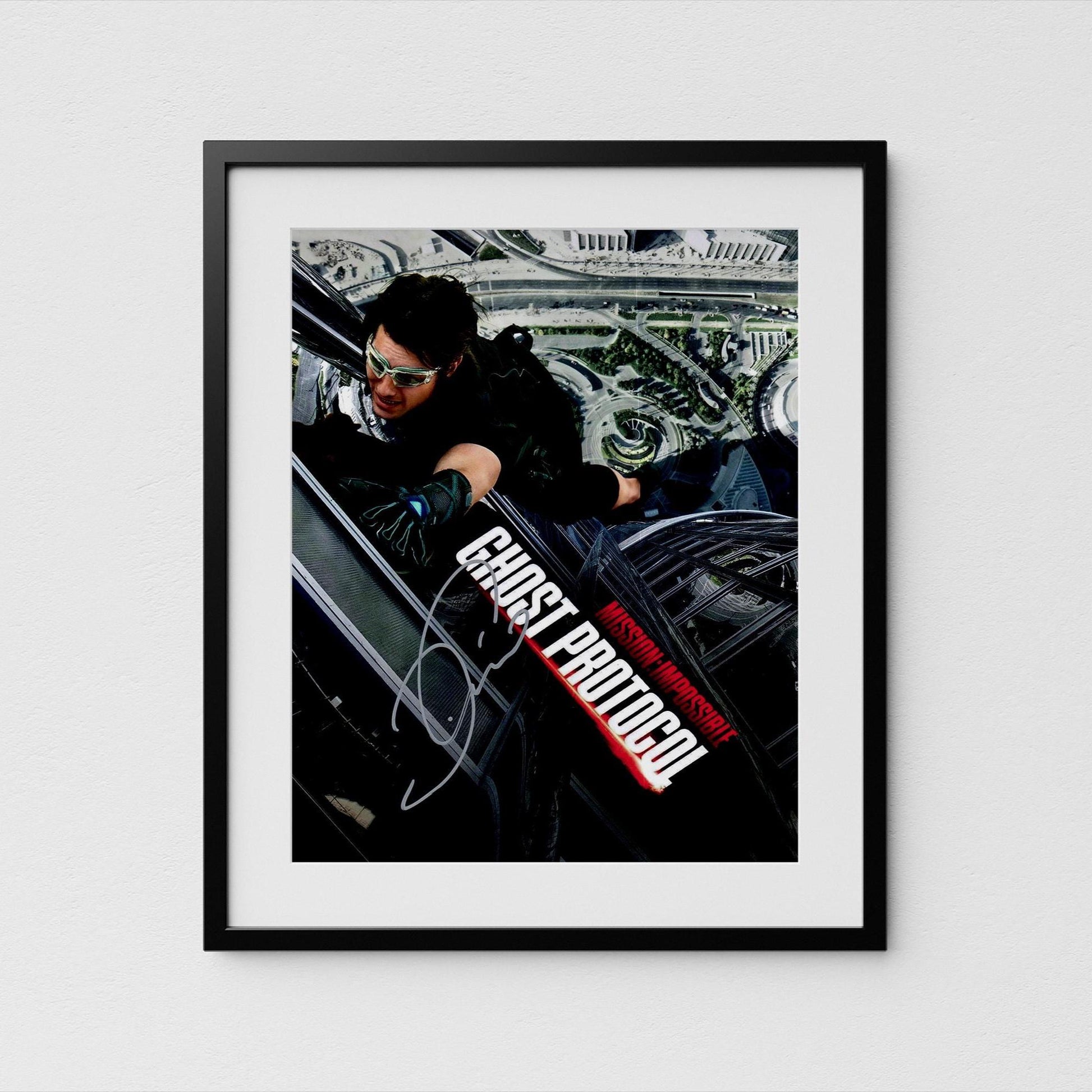 Tom Cruise Autograph Mission Impossible Signed 8x10&quot; Poster Authentic Signature with COA