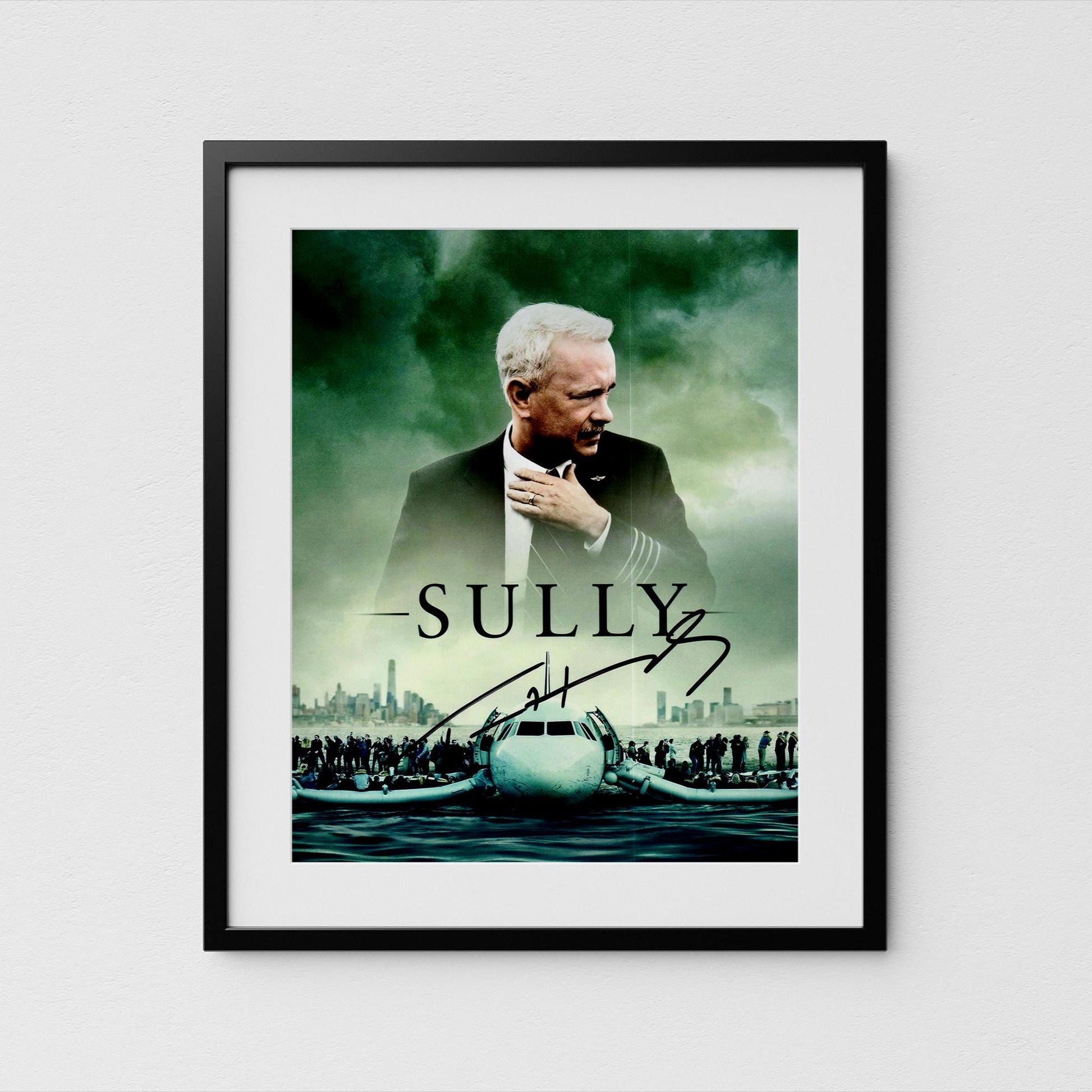 Tom Hanks Autograph Sully Signed 8x10&quot; Poster Authentic Signature with COA