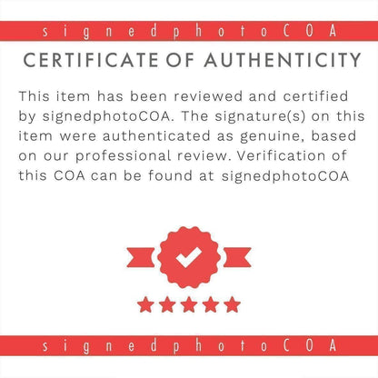 Christoph Waltz Autograph Dead for a Dollar Signed 8x10" Poster Authentic Signature with COA