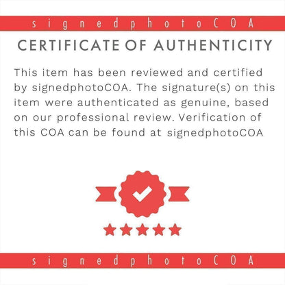 Arnold Schwarzenegger Autograph Terminator Signed 8x10" Poster Authentic Signature with COA