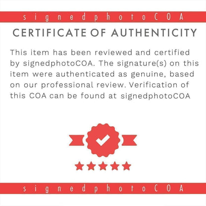 Vin Diesel Autograph Signed 8x10" Poster Authentic Signature with COA